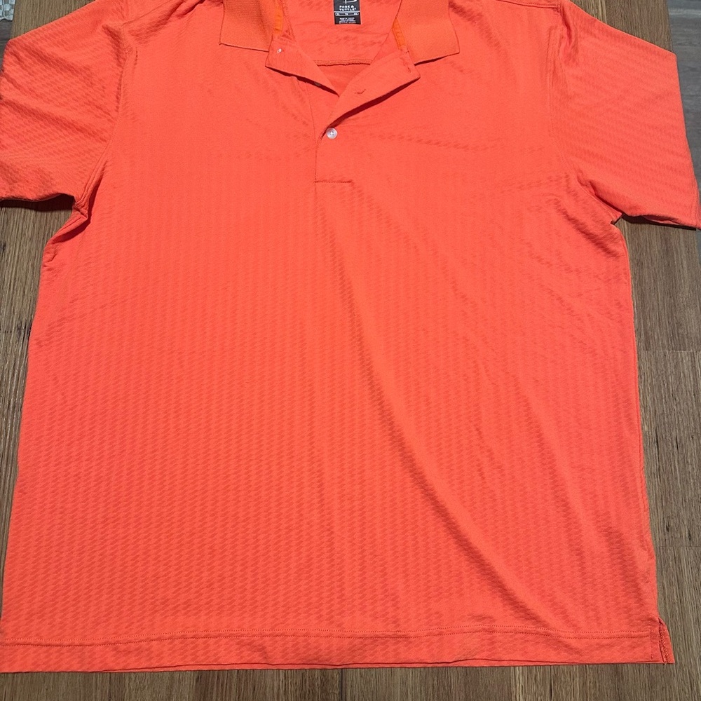 Vibrant Orange Polo Shirt for Men